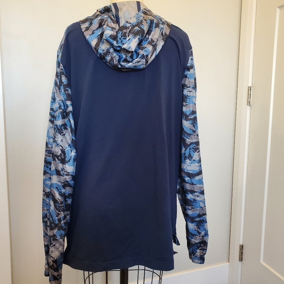 EUC Under Armour UA Sportstyle Anorak Windbreaker Pullover Half Zip Jacket Lg - Picture 3 of 12